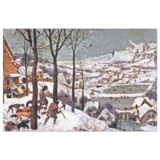 Hunters in the Snow, Pieter Bruegel the Elder Tissue Paper