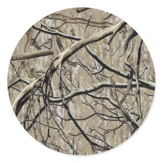Hunting Camouflage Pattern 5 Classic Round Sticker