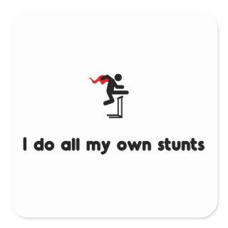 Hurdles Hero Square Sticker