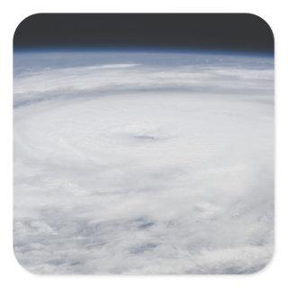 Hurricane Bill in the Atlantic Ocean 2 Square Sticker