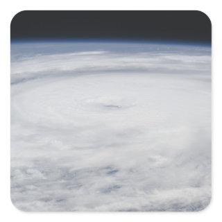 Hurricane Bill in the Atlantic Ocean 2 Square Sticker