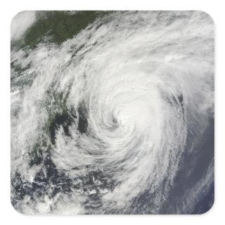 Hurricane Bill over Nova Scotia Square Sticker