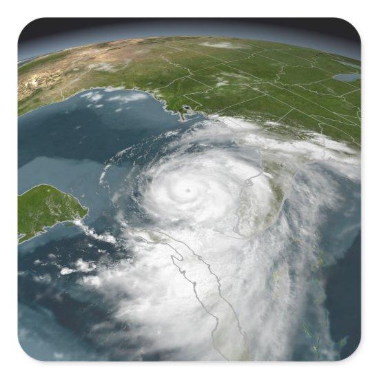 Hurricane Dennis 3 Square Sticker