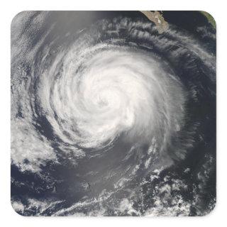 Hurricane Fausto Square Sticker