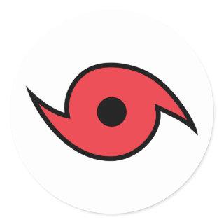 Hurricane Symbol Classic Round Sticker