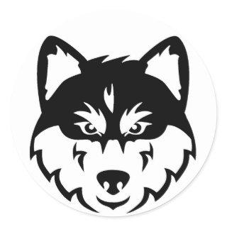 Husky Face Stickers