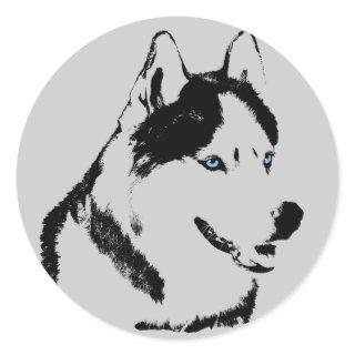 Husky Stickers Siberian Husky Malamute Stickers