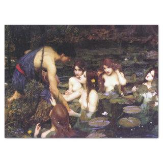 Hylas and the Nymphs, by J W Waterhouse Decoupage Tissue Paper