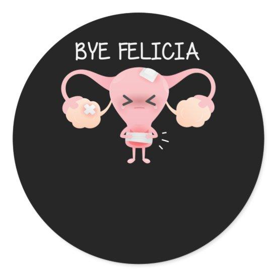 Hysterectomy Support Uterus Removal Classic Round Sticker
