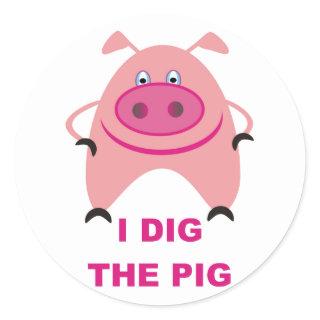 I Dig The Pig Sticker Sheet