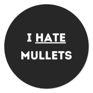 I E Mullets Classic Round Sticker