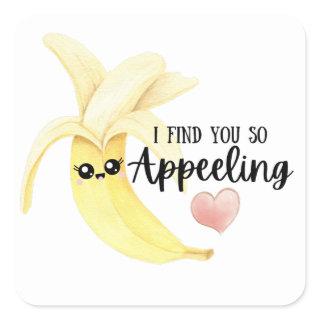 I Find You So Appeeling Banana Sticker