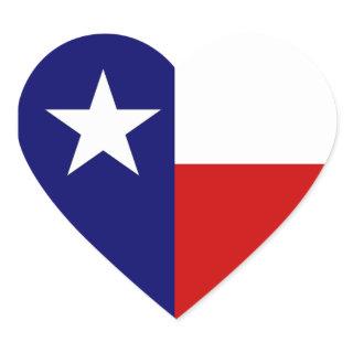 I Heart Texas Flag Lone Star State Travel sticker