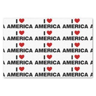 I Love America Tissue Paper