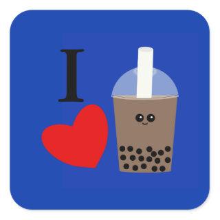 I Love Boba Drink #1 Stickers