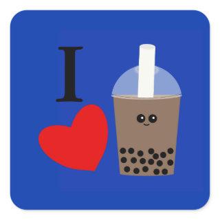 I Love Boba Drink #1 Stickers