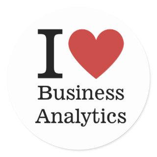 I ❤️ Love Business Analytics STICKER