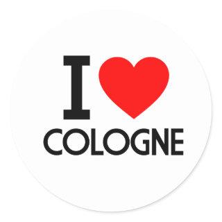 I Love Cologne Classic Round Sticker