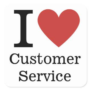 I ❤️ Love Customer Service STICKER