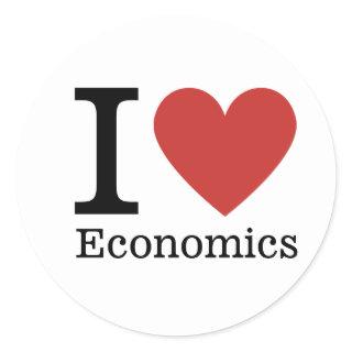 I ❤️ Love Economics CUSTOMIZABLE Sticker