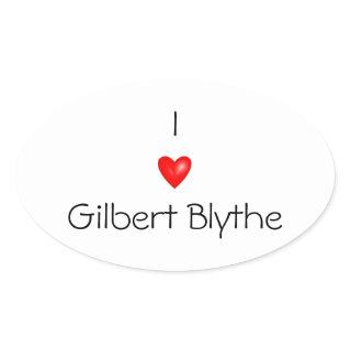 I love Gilbert Blythe car sticker