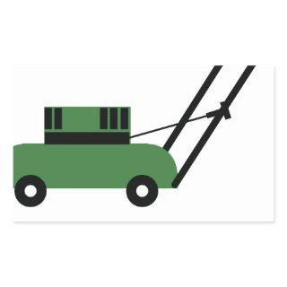 I love Lawn Mowers Rectangular Sticker