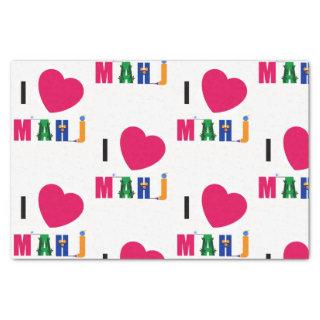 I Love Mahj Tissue Paper