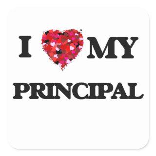 I love my Principal Square Sticker