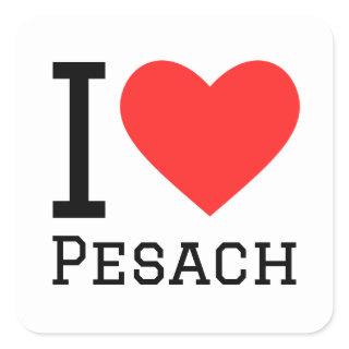 I love Pesach Square Sticker