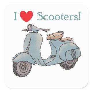 I love Scooters! Sticker