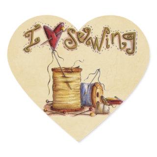 I love sewing sticker