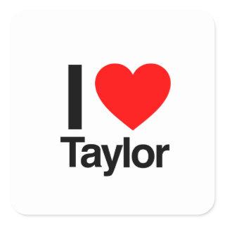 i love taylor square sticker