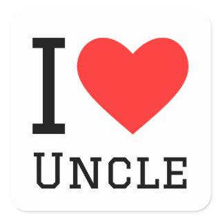 I love uncle square sticker