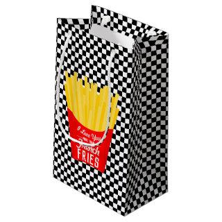I Love You More Than French Fries Small Gift Bag