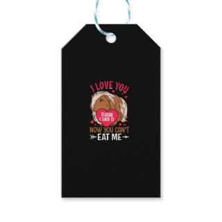 i love you,now you cant't eat me gift tags