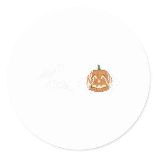 I Love You Sign Language Skeleton Hand Asl Hallowe Classic Round Sticker