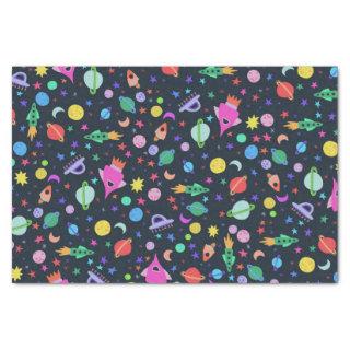 I Need Some Space UFO Rocket Planet Pattern Gift Tissue Paper
