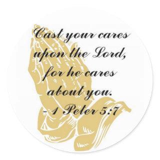 I Peter 5:7 Sticker