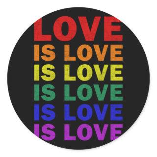 I Promise To Teach Love LGBT-Q Pride Proud Ally Te Classic Round Sticker