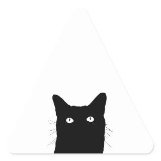 I See Cat Click to Select Your Colorful Decor Triangle Sticker
