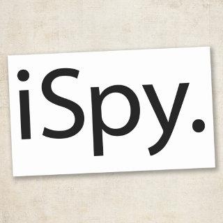 I Spy (iSpy) Rectangular Sticker