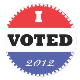 I Voted Sticker