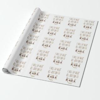 I WILL DO WHAT ALL QUEENS DO RULE Monogram