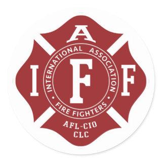 IAFF Maltese Round Sticker