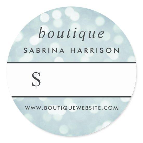 Ice Blue Bokeh | Boutique Price Sticker