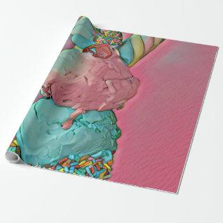 Ice cream cone sprinkles