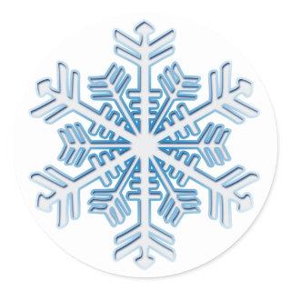 Ice Crystal Snowflake Sticker