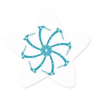 Ice Tool Spindle Star Sticker