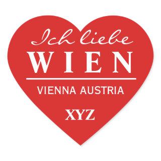 Ich Liebe Wein custom monogram stickers