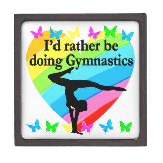 I'D RATHER BE DOING GYMNASTICS KEEPSAKE BOX